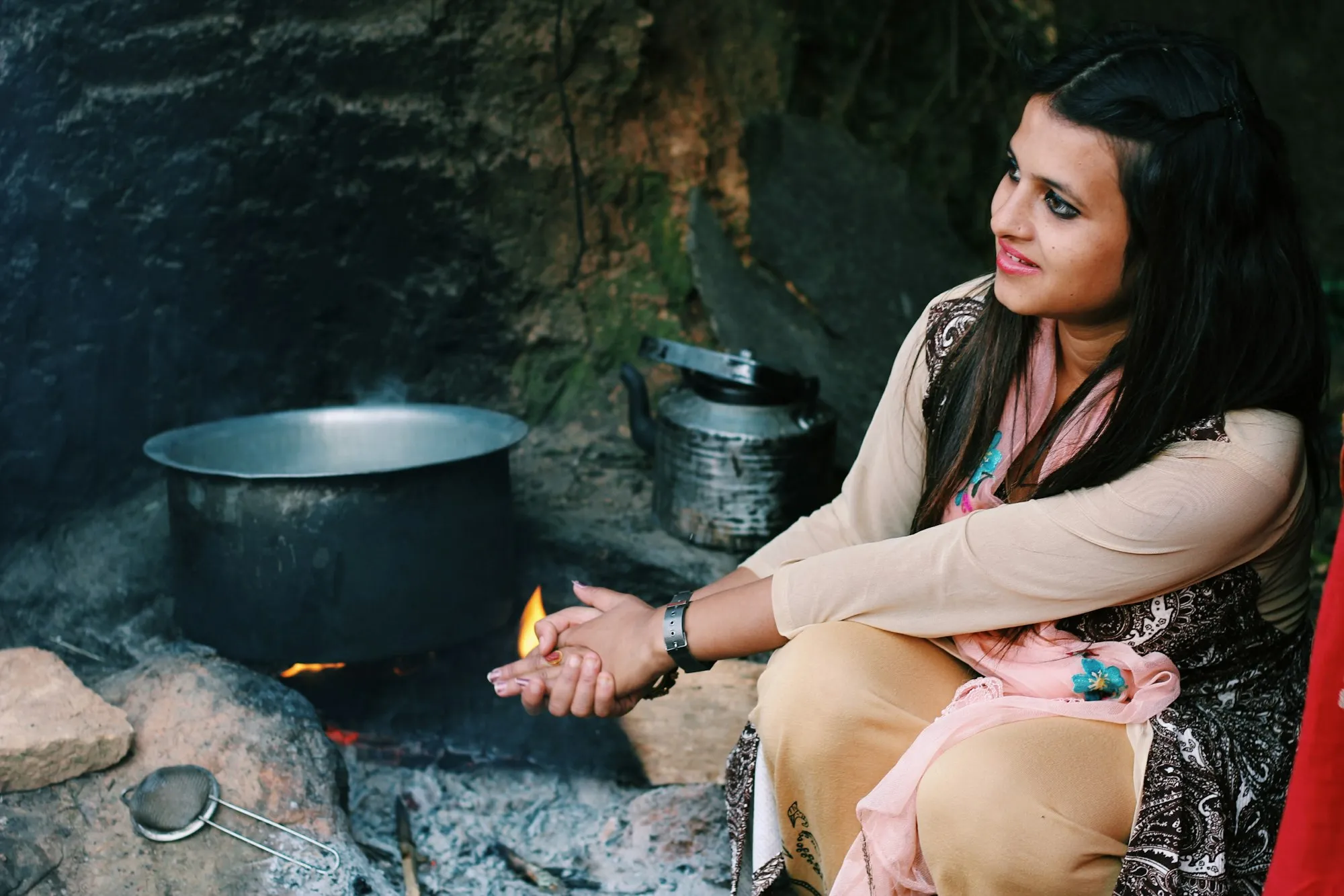 A quiet Nepali family kitchen where everyday food memories are made